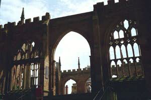 [Coventry Cathedral-remains of old cathedral]