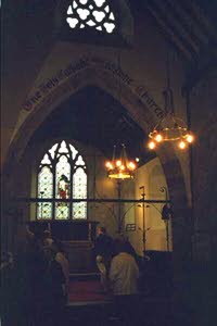 [Inside of Fenny Drayton church]