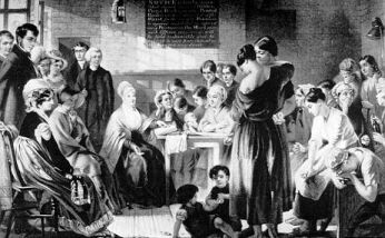  Elizabeth Fry reading to prisoners